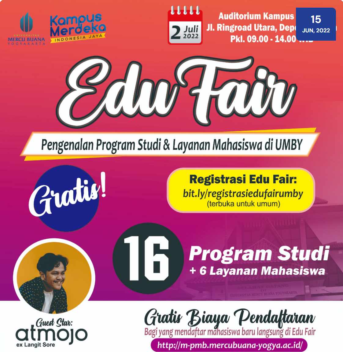 Read more about the article UMBY ADAKAN EDU FAIR GUNA MENJARING CALON MAHASISWA BARU