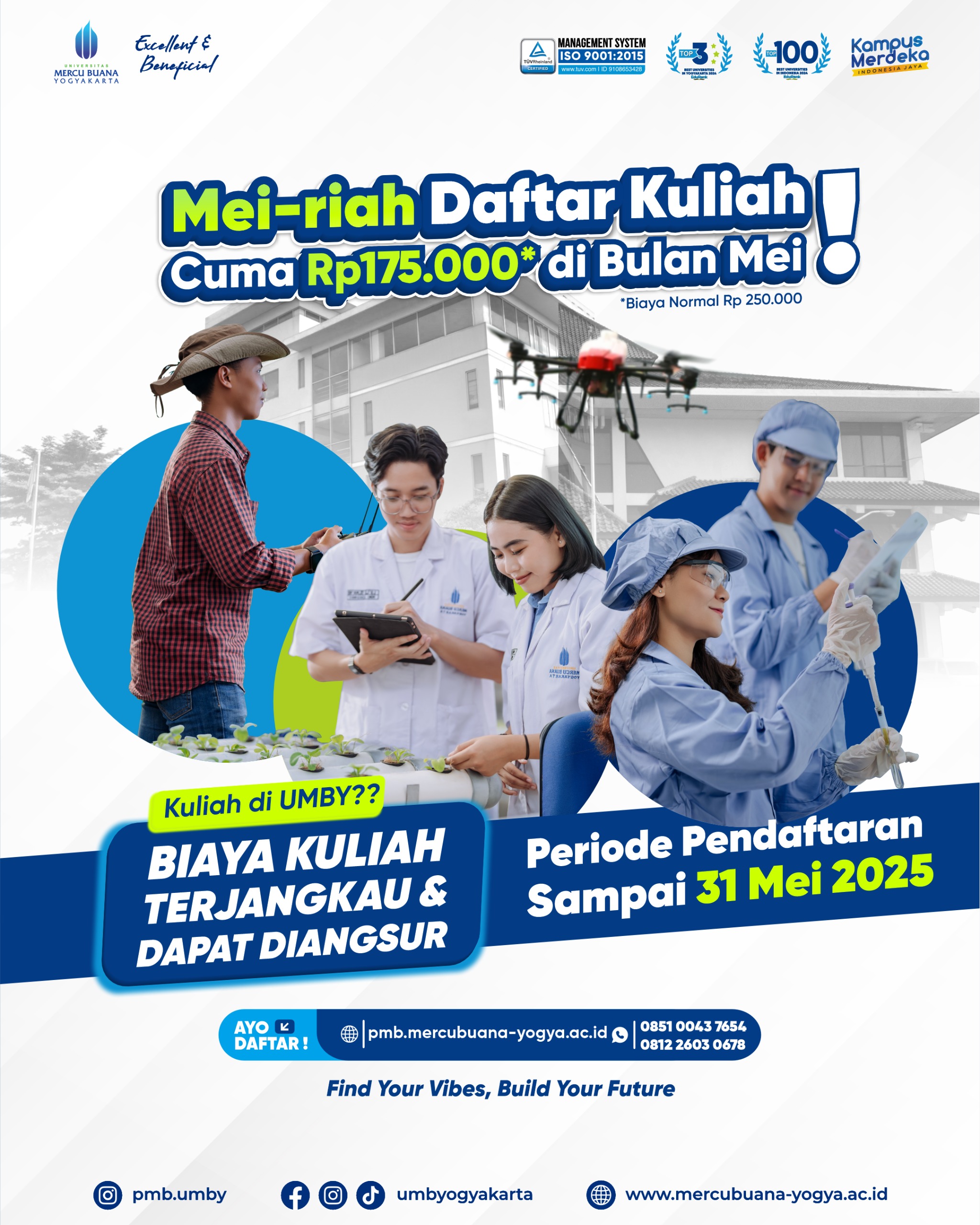 Penerimaan Mahasiswa Baru Universitas Mercu Buana Yogyakarta TA 2025/2026