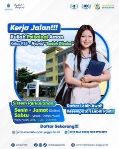 Read more about the article Kuliah Psikologi Kelas Karyawan di Jogja – Universitas Mercu Buana Yogyakarta (UMBY)